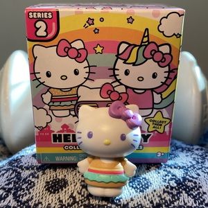 HELLO KITTY BURGER collectible mini figure